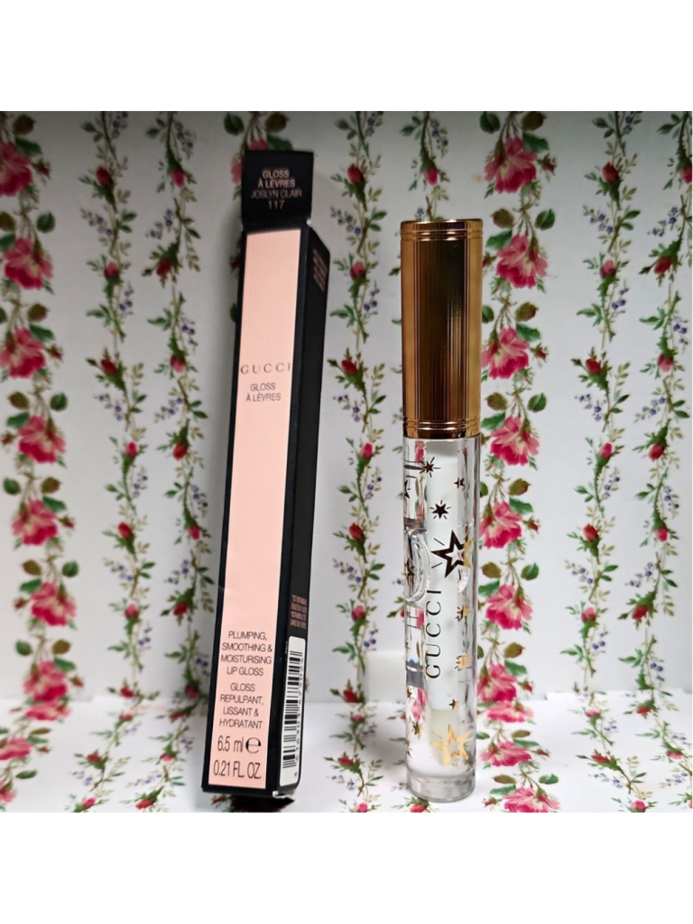 Gucci Gloss À Lèvres Lip Gloss Joslyn Clair 117 Clear Plumping Liquid 0.21